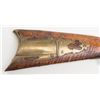 Image 10 : Full stocked percussion Kentucky style rifle, .40  cal., 39-1/2” octagon barrel, un-signed, lockplat