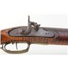 Image 3 : Full stocked percussion Kentucky style rifle, .40  cal., 39-1/2” octagon barrel, un-signed, lockplat