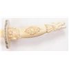 Image 7 : An impressive decorative Chinese sword carved  entirely out of ivory.  Well carved with dragons  and