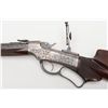 Image 3 : Ballard Single Shot rifle, Nimschke style engraved  with buffalo and stag panel scenes, .32-40 cal.,