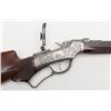 Image 5 : Ballard Single Shot rifle, Nimschke style engraved  with buffalo and stag panel scenes, .32-40 cal.,