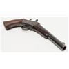 Image 4 : Remington Model 1871 Army Rolling Block pistol,  .50 cal., 8” round barrel, blue and case hardened  
