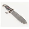 Image 6 : Nazi Youth Dagger with 5 ½“ blade, scabbard and  leather hanger.  The knife is in overall good to  v
