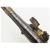 Image 12 : European flintlock pistol remounted and stocked  for mid-eastern trade showing fancy silver mounts  