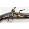 Image 9 : European flintlock pistol remounted and stocked  for mid-eastern trade showing fancy silver mounts  