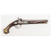 Image 1 : Early European pistol, circa 1760’s converted to  percussion (circa 1830’s), .70 cal., barrel  reduc