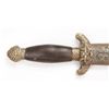 Image 6 : A Chinese Qing dynasty brass mounted jian sword  with a carved horn handle and shagreen covered  sca