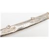 Image 7 : Mid-Eastern short sword with metal scabbard  approx. 25” overall with plain blade and floral  decora
