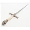 Image 7 : Fraternal Sword with scabbard.  The sword is in  overall good condition with a 28” blade and an  ove