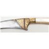 Image 4 : Mid-eastern armor piercing dagger with gold  Damascene decoration and pearl grips circa 19th  centur
