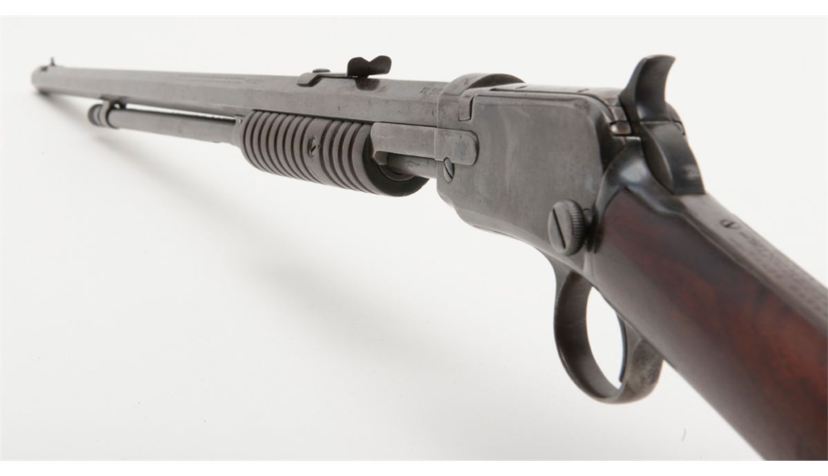 Winchester Model 1890 pump action rifle, desirable .22 short cal., 24 ...