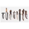Image 1 : Lot of 8 misc. knives with sheaths including 2  U.S. military style knives, a Case XX, an Olson  Kni