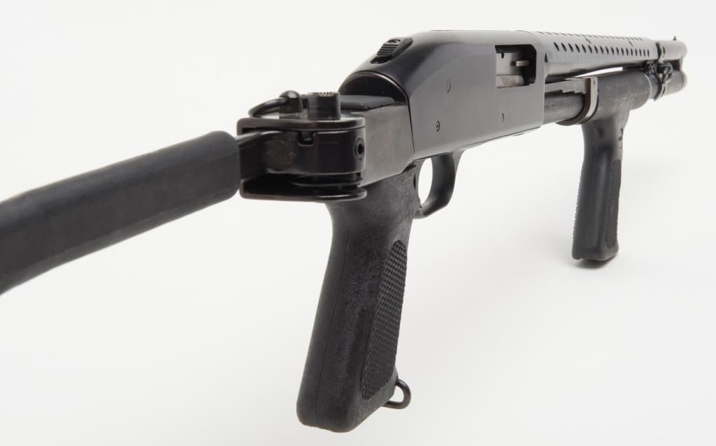 Mossberg Model 500A pump action shotgun, 12 gauge, 21” barrel, blue