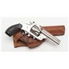 Image 1 : Smith & Wesson .38 top break DA revolver, .38  cal., 3-1/4” barrel, nickel finish, checkered hard  r