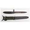 Image 8 : Lot of 2 bayonets with sheaths; one a U.S. M8A1,  the other a European modern bayonet with no  marki