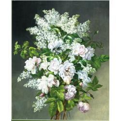 Attributed to Raoul Paul M** de Longpre (1855-1911), American/French...