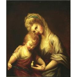 Attributed to George Romney  (1734-1802) , British...