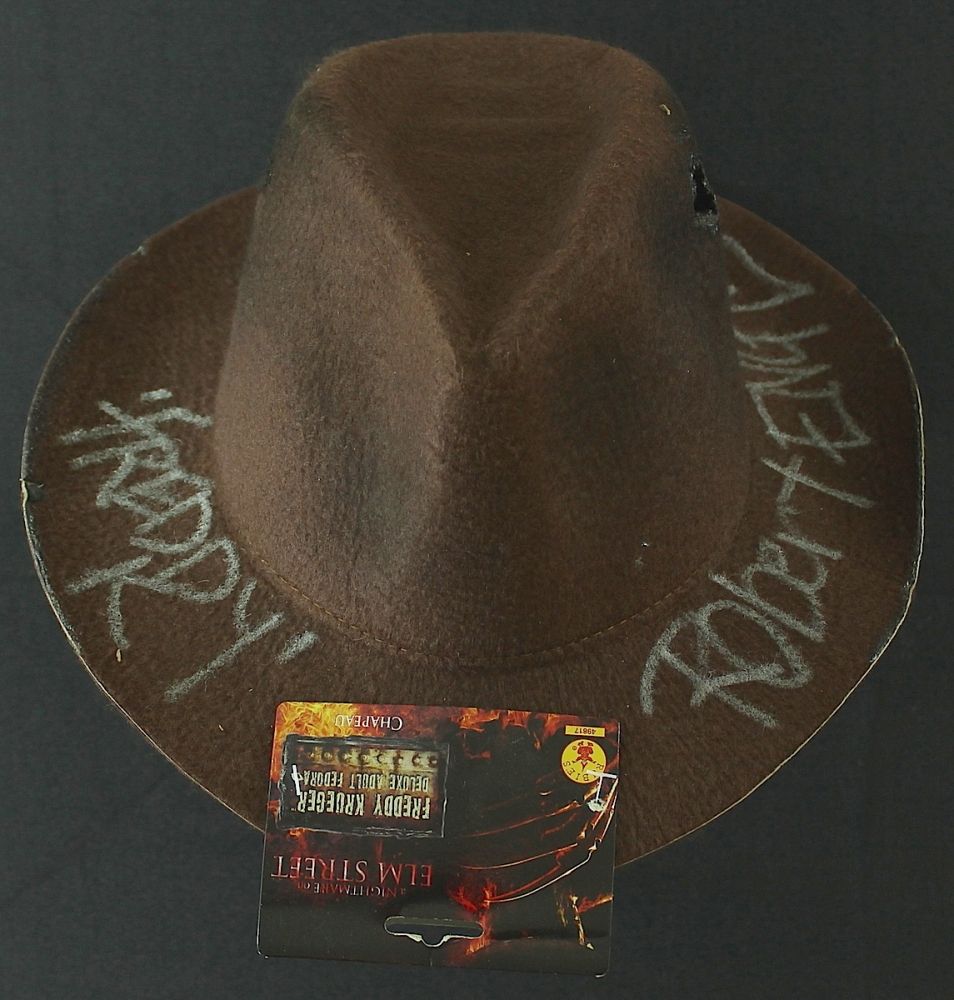 Robert Englund Signed "A Nightmare on Elm Street" Freddy Krueger Fedora