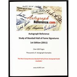 Autograph Reference Baseball Hall of Fame Signature Study Reference Book