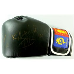 Manny Pacquiao & Freddie Roach Signed Boxing Glove Inscribed "Pacman" (Pacquiao COA)
