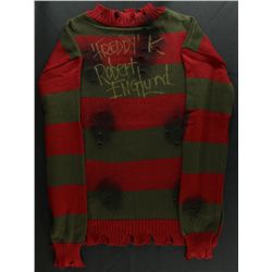 Robert Englund Signed "A Nightmare on Elm Street" Freddy Krueger Sweater Inscribed "Freddy K" (Rober
