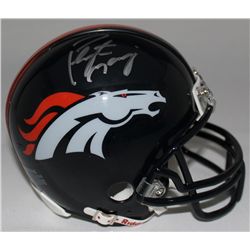 Peyton Manning Signed Broncos Mini-Helmet (Steiner COA)