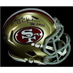 Dwight Clark Signed 49ers Speed Mini-Helmet Inscribed "The Catch" (Clark Hologram)