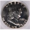 Image 2 : 1953 FRANKLIN HALF DOLLAR, PCGS PROOF-65!