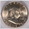 Image 2 : 1948 FRANKLIN HALF DOLLAR, PCGS MS-65 FBL