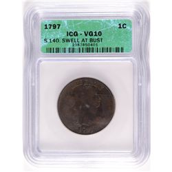 1797 LARGE CENT ICG VG-10