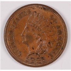 1885 INDIAN HEAD CENT AU