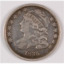 1835 BUST DIME VF-35