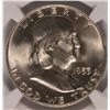 Image 2 : 1953-D FRANKLIN HALF DOLLAR NGC MS-64 FBL