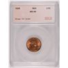 Image 1 : 1928 LINCOLN CENT, SEGS MS-64 RED!