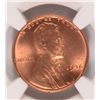 Image 2 : 1946 LINCOLN CENT, NGC MS-66 RED