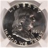 Image 2 : 1961 FRANKLIN HALF DOLLAR, NGC PROOF-67