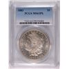 Image 1 : 1883 MORGAN SILVER DOLLAR, PCGS MS-63 PL  WHITE!!