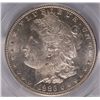 Image 2 : 1883 MORGAN SILVER DOLLAR, PCGS MS-63 PL  WHITE!!