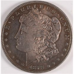 1878 8F MORGAN SILVER DOLLAR, MS-64 SUPER COLORS!! VAM-18