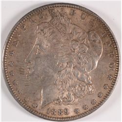 1889 MORGAN SILVER DOLLAR,  MS-61