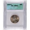 Image 1 : 1932-S WASHINGTON QUARTER, ICG MS-62 WITH NICE COLOR!