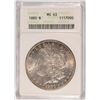 Image 1 : 1880 MORGAN DOLLAR ANACS MS-63