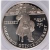 Image 2 : 1992 COLUMBUS COMMEN DOLLAR PCGS PR-69 DCAM