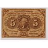 Image 1 : 1862 FIVE CENT US POSTAGE NOTE