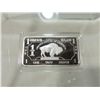Image 1 : GERMAN SILVER 1 TROY OUNCE BISON BAR