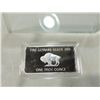 Image 2 : GERMAN SILVER 1 TROY OUNCE BISON BAR