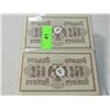 Image 1 : LOT 2 1917 SOVIET UNION RUSSIAN 250 RUBLES UNC