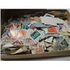 Image 2 : BOX LOT FOREIGN POSTAGE STAMPS