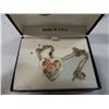 Image 2 : BEAUTIFUL GOLD TONE WOMANS HEART NECKLACE