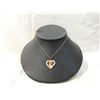 Image 3 : BEAUTIFUL GOLD TONE WOMANS HEART NECKLACE